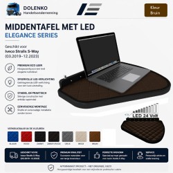 CENTER TABLE WITH LED SUITABLE FOR IVECO STRALIS S-WAY