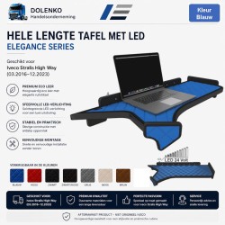 FULL WIDTH TABLE SUITABLE FOR IVECO STRALIS HIGH-WAY