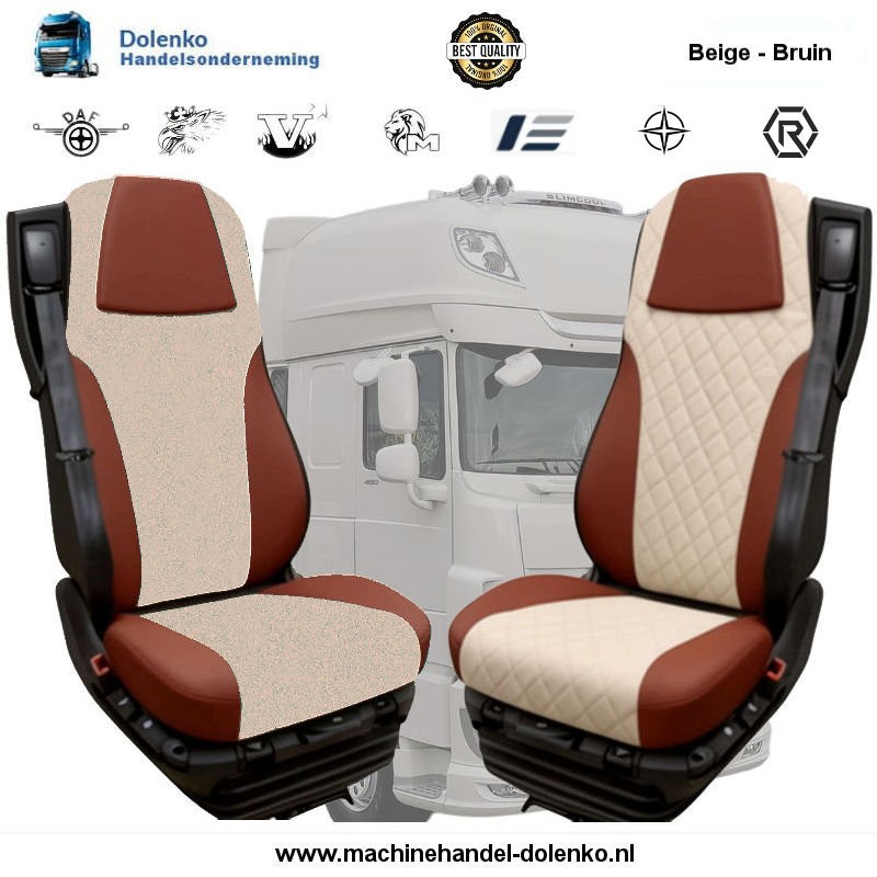 SUPERLUXURIÖSE STUHLBEZÜGE AUS FULL ÖKO LEDER, GEEIGNET FÜR VERSCHIEDENE MARKEN