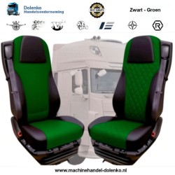 LUXE VOL ECO LEER STOELHOEZEN GESCHIKT VOOR DIVERSE TRUCK MERKEN