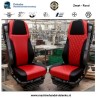 LUXE VOL ECO LEER STOELHOEZEN GESCHIKT VOOR DIVERSE TRUCK MERKEN