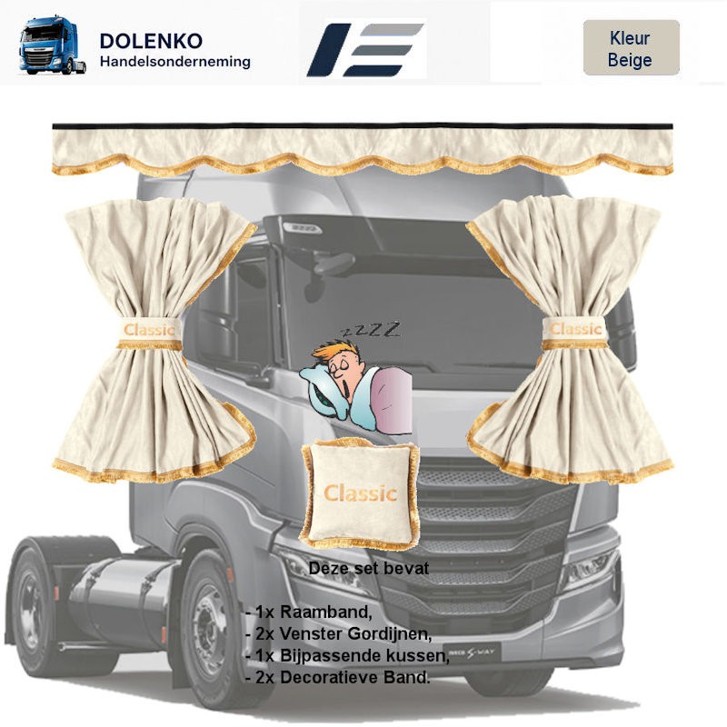 XW01 WINDOW CURTAIN SETS STRALIS & SUITABLE FOR HI-WAY & STRALIS HP & S-WAY