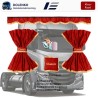 XW01 FENSTER GARDINEN SET STRALIS & GEEIGNET FÜR IVECO HI-WAY & STRALIS HP & S-WAY