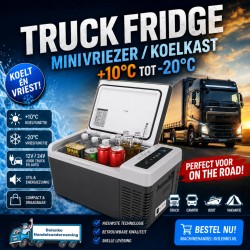 Portable Mini Gefrierschrank / Kühlschrank + 10 ° / -20 ° 12volt - 24volt - 220volt
