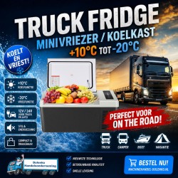 Portable MODEL Mini Freezer / Refrigerator + 10 ° / -20 ° - 12volt - 24volt - 220volt
