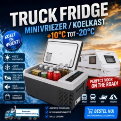 Portable Mini Gefrierschrank / Kühlschrank + 10 ° / -20 ° 12volt - 24volt - 220volt