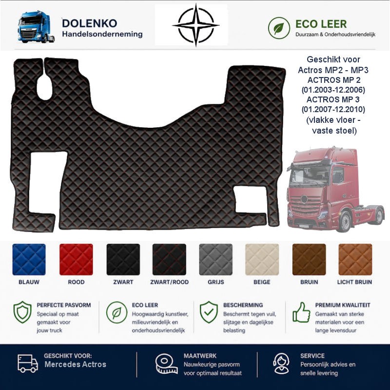 MERCEDES ACTROS MP2 - MP3 VLAKKE VLOER VASTESTOEL FL22/SM22