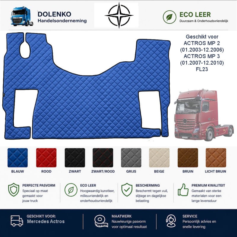 MERCEDES ACTROS MP2 - MP3 FLACHE BODEN LUFT GEFEDERDE BEIFAHRER SITZ FL23-SM23