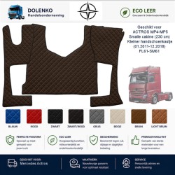 ECO LEATHER TUNNEL COVERS AND FLOOR MATS MERCEDES ACTROS MP4