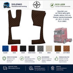 ECO LEATHER TUNNEL COVERS AND FLOOR MATS MERCEDES ACTROS MP4