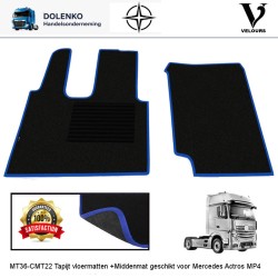 TAPIJT VLOERMATTEN SET GESCHIKT VOOR MERCEDES ACTROS MP4-MP5