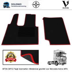 TAPIJT VLOERMATTEN SET GESCHIKT VOOR MERCEDES ACTROS MP4-MP5