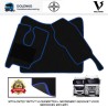 CMT20-MT18  TEPPICHBODENMATTEN + MITTELMATTE GEEIGNET FÜR MERCEDES ACTROS MP2-MP3