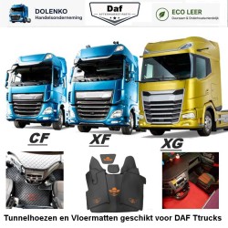 TUNNEL COVERS AND FLOOR MATS FULL COVERAGE SUITABLE FOR DAF TRUCKS