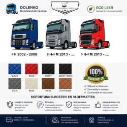 TUNNELHOEZEN EN VLOERMATTEN GESCHIKT VOOR VOLVO TRUCKS