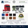 TUNNEL COVERS AND FLOOR MATS SUITABLE FOR MERCEDES