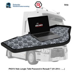 HELE LENGTE GESCHIKT VOOR RENAULT T (01.2014-) MET VELOURS IN DEENSE PLUCHE MOTIEF