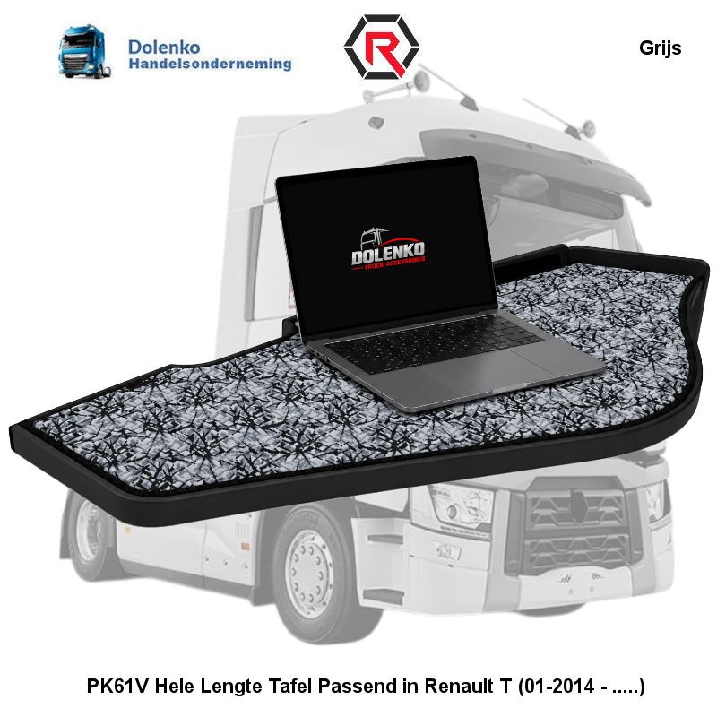 HELE LENGTE GESCHIKT VOOR RENAULT T (01.2014-) MET VELOURS IN DEENSE PLUCHE MOTIEF
