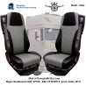 set vol leer stoelhoezen voor DAF XG - XG+ en XF NG - CF Euro 6