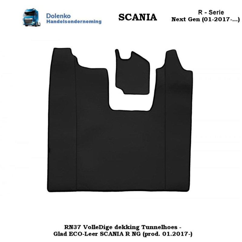 OPRUIMING RN37, VolleDige dekking Tunnelhoes - Glad ECO-Leer, SCANIA R (prod. 01.2017-)