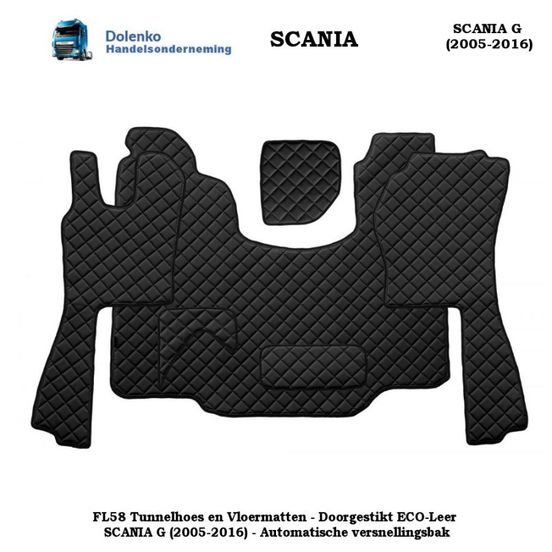 Abverkaufsartikel FL58, Tunnelabdeckung und Fußmatten  SCANIA G  (prod. 2005-2016) Autmatik