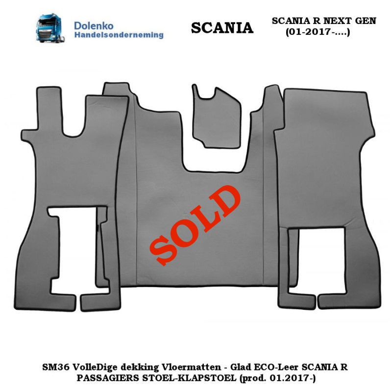 OPRUIMING SM36 Volledige dekking Glad ECO-Leer, SCANIA R-NG - (prod. 01.2017-)