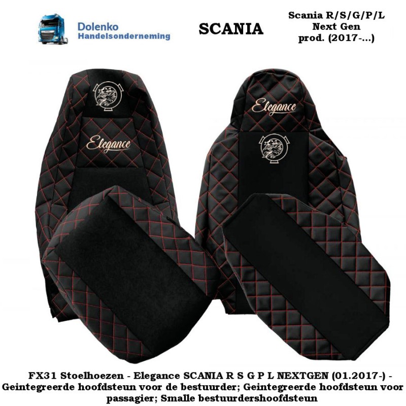 OPRUIMING FX31 Stoelhoezen - Elegance SCANIA R S G P L NEXTGEN (01.2017-)