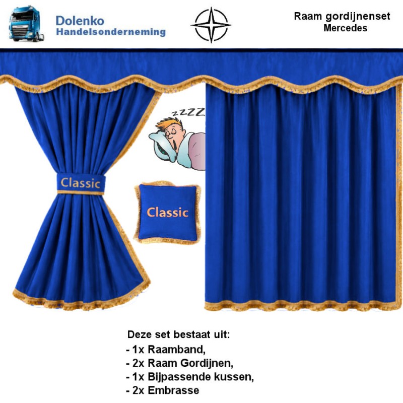 WINDOW CURTAIN SETS MERCEDES ACTROS - ATEGO en AXOR