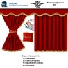WINDOW CURTAIN SETS DAF XF95 - XF105 -XF106 - CF - LF - XG - XF NG