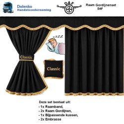 DAF RAAM GORDIJNEN SETS LF - CF - XF95 - XF105 - XF106 - XG - XF NG