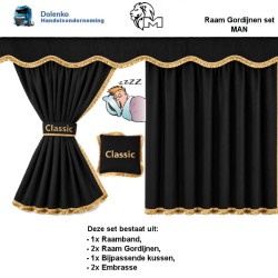 WINDOW CURTAIN SETS SUITABKE FOR MAN TGX - TGA - TGS - TGM - TGL