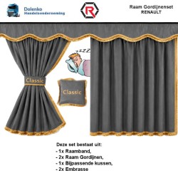 LKW FENSTER GARDINEN SET GEEIGNET FÜR RENAULT - T - PREMIUM - MAGNUM