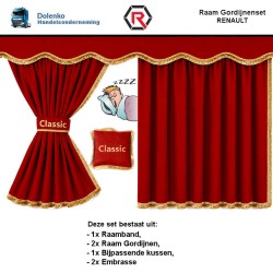 WINDOW CURTAIN SETS SUITABLE FOR RENAULT T - PREMIUM - MAGNUM