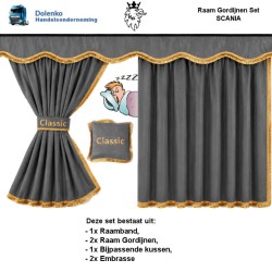 WINDOW CURTAIN SETS SCANIA SERIE R - G - P - NG