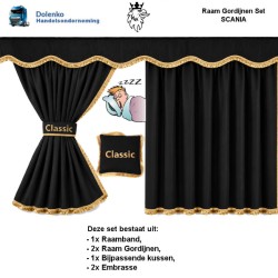 WINDOW CURTAIN SETS SCANIA SERIE R - G - P - NG