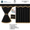 WINDOW CURTAIN SETS SCANIA SERIE R - G - P - NG