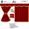 XW01 WINDOW CURTAIN SETS STRALIS & SUITABLE FOR HI-WAY & STRALIS HP & S-WAY