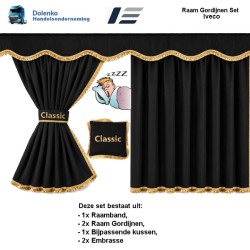 XW01 WINDOW CURTAIN SETS STRALIS & SUITABLE FOR HI-WAY & STRALIS HP & S-WAY