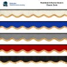 Bordure CR01 Länge 214 cm verschiedene Farben
