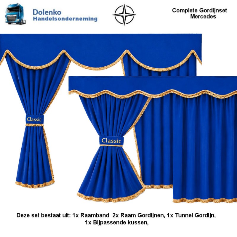 FULL CURTAIN SETS MERCEDES ACTROS MP4 -MP5 - ATEGO and AXOR
