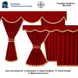 KOMPLETTE LKW GARDINEN SET MERCEDES ACTROS MP4 - MP5 - ATEGO und AXOR
