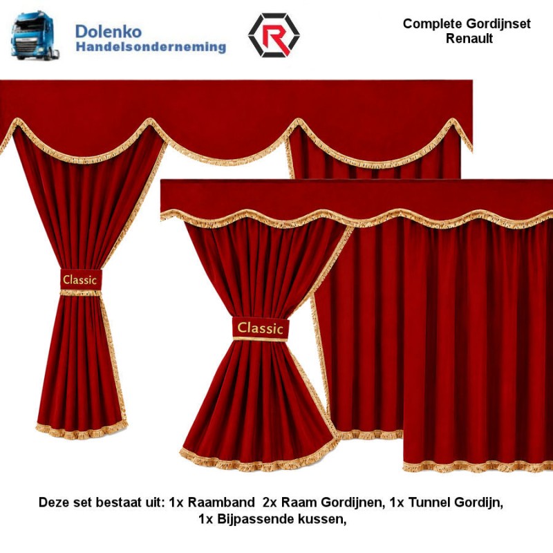 COMPLETE GORDIJNEN SETS GESCHIKT VOOR RENAULT PREMIUM - T