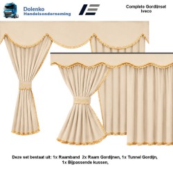 KOMPLET GARDINEN SET GEEIGNET FÜR IVECO STRALIS & HI-WAY & STRALIS HP & S-WAY