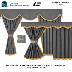 KOMPLET GARDINEN SET GEEIGNET FÜR IVECO STRALIS & HI-WAY & STRALIS HP & S-WAY