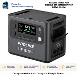 PROLINE AFERIY P210 – Mobiele stroomgenerator 2400W / 2048Wh
