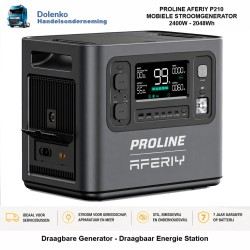 PROLINE AFERIY P210 – Mobiler Stromgenerator 2400W / 2048Wh