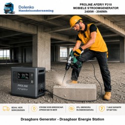 PROLINE AFERIY P210 – Mobiele stroomgenerator 2400W / 2048Wh