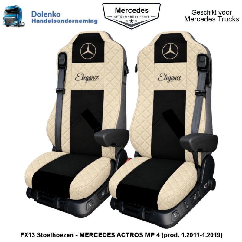 Seat Covers Elegance suitable for Mercedes Actros MP4 (01.2011-12.2018)