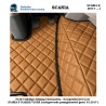 Clearance item FL38 SCANIA S-NG, Stitched ECO-Leather, FLAT FLOOR SUSPENSION PASSENGER SEAT (prod. 9.2016-...)