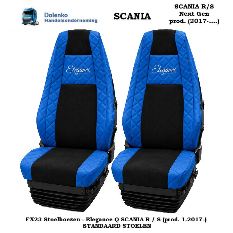 OPRUIMING FX23, Stoelhoezen - Elegance Q, SCANIA R / S (prod. 2017-....) STANDAARD STOELEN
